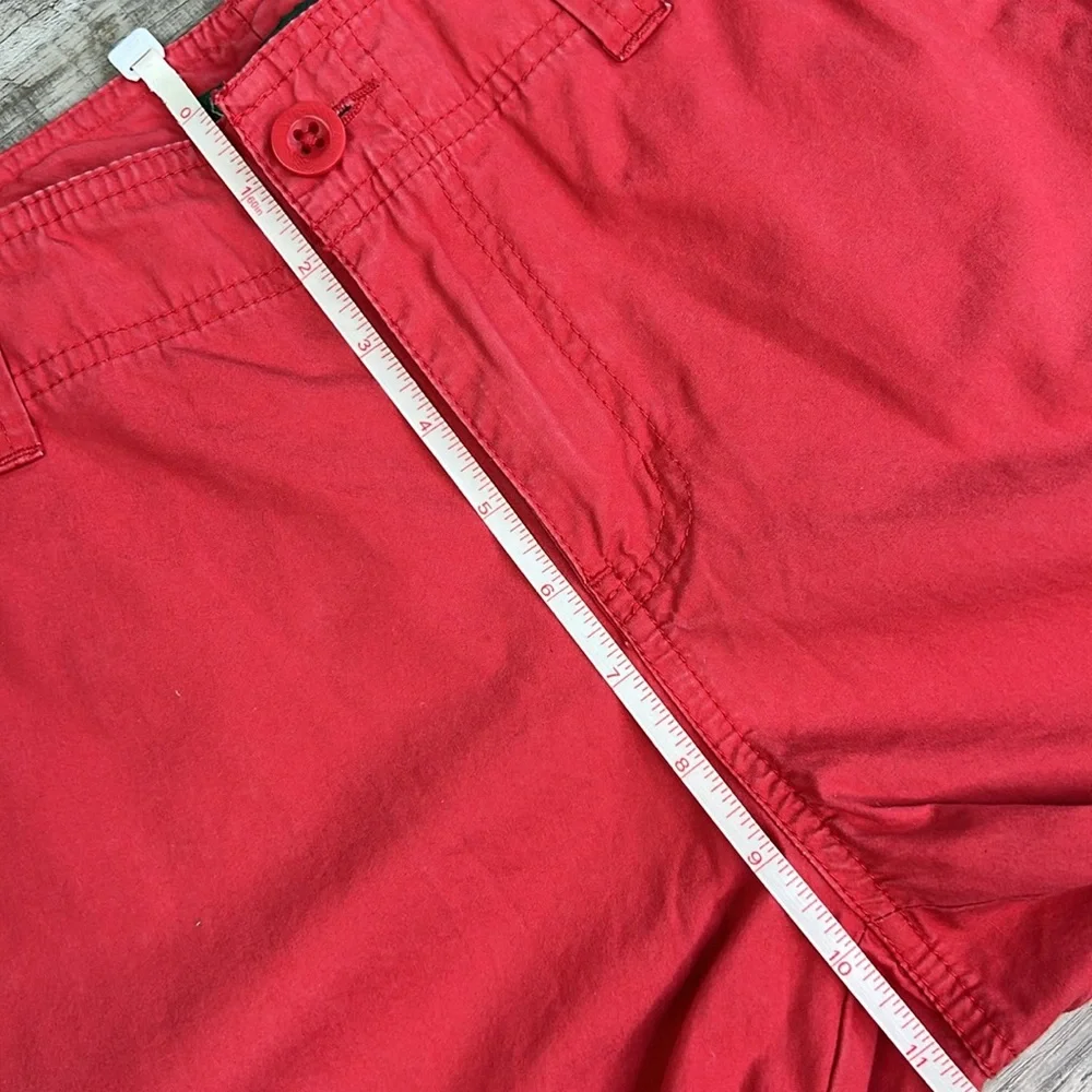Ralph Lauren Red Cargo Cropped Pants 4